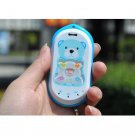 D302 Kids Cell Phone - Quad Band GPS Tracker Children's Mobile Phone - Blue