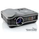 100 inch Wall-Display Home Projector - Built-in DVD TV Multimedia Video Player