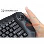 Wireless Trackball Keyboard - Computer Remote Control Multimedia Keyboard