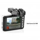 Dual Cameras Vehicle Driving Recorder - 720P Car Black Box DVR