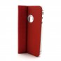 Guoer 3GEN iPhone 4 / 4S Metal Boundless Back Case - Mini Smart Cover with Magnetic Stand - Red