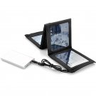 4000mAh Mobile Power - Folding Solar Panels Battery Charger