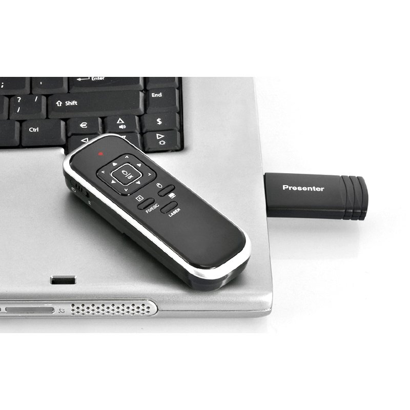 2in1 Wireless Red Laser Pointer Presenter with Mouse Function