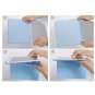 New iPad 3 / iPad 2 Polyurethane Smart Cover + Crystal Back Case Set - Blue