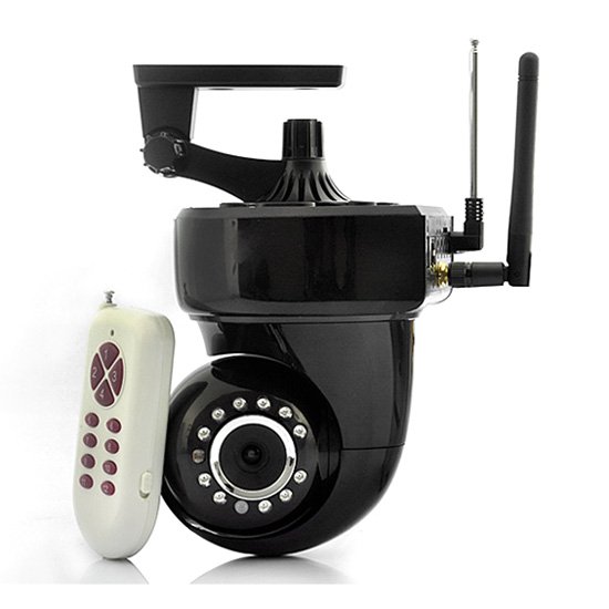 Wireless IP Security Camera Smartphone PTZ Control, Night Vision, Direct TV Connection