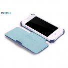 ROCK iPhone 5 Dancing Series Side Flip Leather Case - Blue