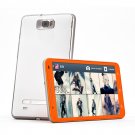 3G Dual Core Pad Phone - 6" Large Screen Android 4.0 Smart Cell Phone - Orange