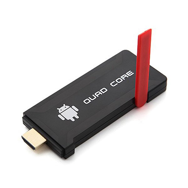 Hi719 RK3188 Quad Core Mini PC Bluetooth Android 4.2 HDMI TV Dongle with WiFi Antenna Black