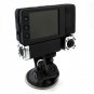 Dual Cameras 2.5 Inch 1080P HD Car DVR - 30 FPS 140 Degree Wide Angle IR Night Vision Vehicle