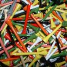500  2 1/8" golf tees  -  Assorted Colors