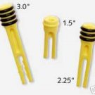 Six Combo Pack Perfect-Tee golf tees - Yellow