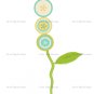 Bubble Flowers- Digital Clipart Set