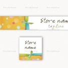 Etsy Store Banner and Avatar - Polka Dots