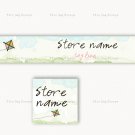 Etsy Banner and Avatar- Kite