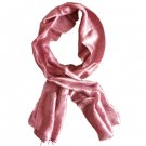 Thai Silk Scarf Mid Pink Color Medium Size