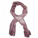 Thai Silk Scarf Salmon & Dusty Pink Color Medium Size