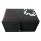 Thai Silk Jewelry Box Brown Colour Med Size