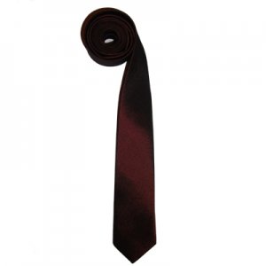 Thai Silk Skinny Necktie Chocolate Brown Color