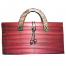 Ladies Oriental Style Purse Bag Dark Red Color