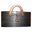 Ladies Oriental Style Purse Bag Black Color