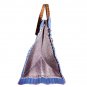 Ladies Oriental Style Purse Bag Blue Color