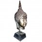 Buddha Head Bronze Ornament Stand and Base