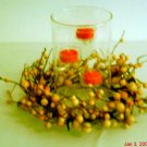 T-Lite Hurricane Ivory Berry Candle Holder