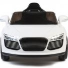 Audi R8 Style, Kids Electric Car, 12V, Ride On, Remote Control, Seatbelt, Mp3 Hookup, White