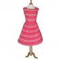 1950s Pink Paisley Day Dress