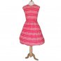1950s Pink Paisley Day Dress