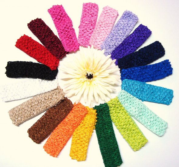 Wholesale 11/2" Crocheted Headbands