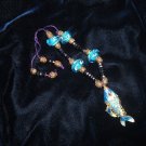 FISH/ BRACELET/BEADED/HAND MADE/MURANO BEADS/AJUSTABLE