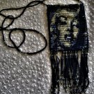 Marilyn Monroe Loom beaded hand made amulet/crystals bag