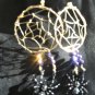 DRUNKEN SPIDER WIRE & BEADED EARRINGS-HAND MADE