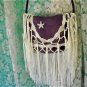 STARFISH LEATHER FRINGED HAND MADE BAG/PURSE/FANNY PACK