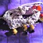 MACRAME FROGS BEADED WRAP BRACELET LIGHT LAVENDER