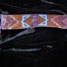 CUFF BRACELET SOUTHWESTERN PATTERN GLASS SEED BEADS