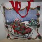 TOTE BAG , STEVEN LINEN SLEIGHRIDE SLEIGH, NEW /TAGS