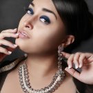 Necklace Set Fashion Jewelry Bollywood Pearls Set with American Diamonds