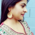 Gold Jhumki Lightweight Indian Jhumka Earrings Bollywood Fashion