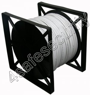500ft Siamese cable CCTV Video & Power (UL) EZ Pull out -White-
