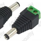 50pcs - 2.1mm CCTV camera DC Power Male Jack Connector