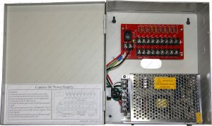 9 Ch 5A PTC cctv security Camera Power Supply distr Box