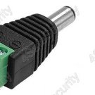 4pcs - 2.1mm CCTV camera DC Power Male Jack Connector