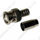 Lot (100) 2-piece Male BNC Crimp-On Connector RG59