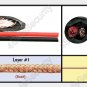 2x500FT RG59 95% Braided Siamese Cable UL Listed Black