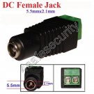 20pcs 5.5mm x 2.1mm CCTV DC Power Female Jack Connector