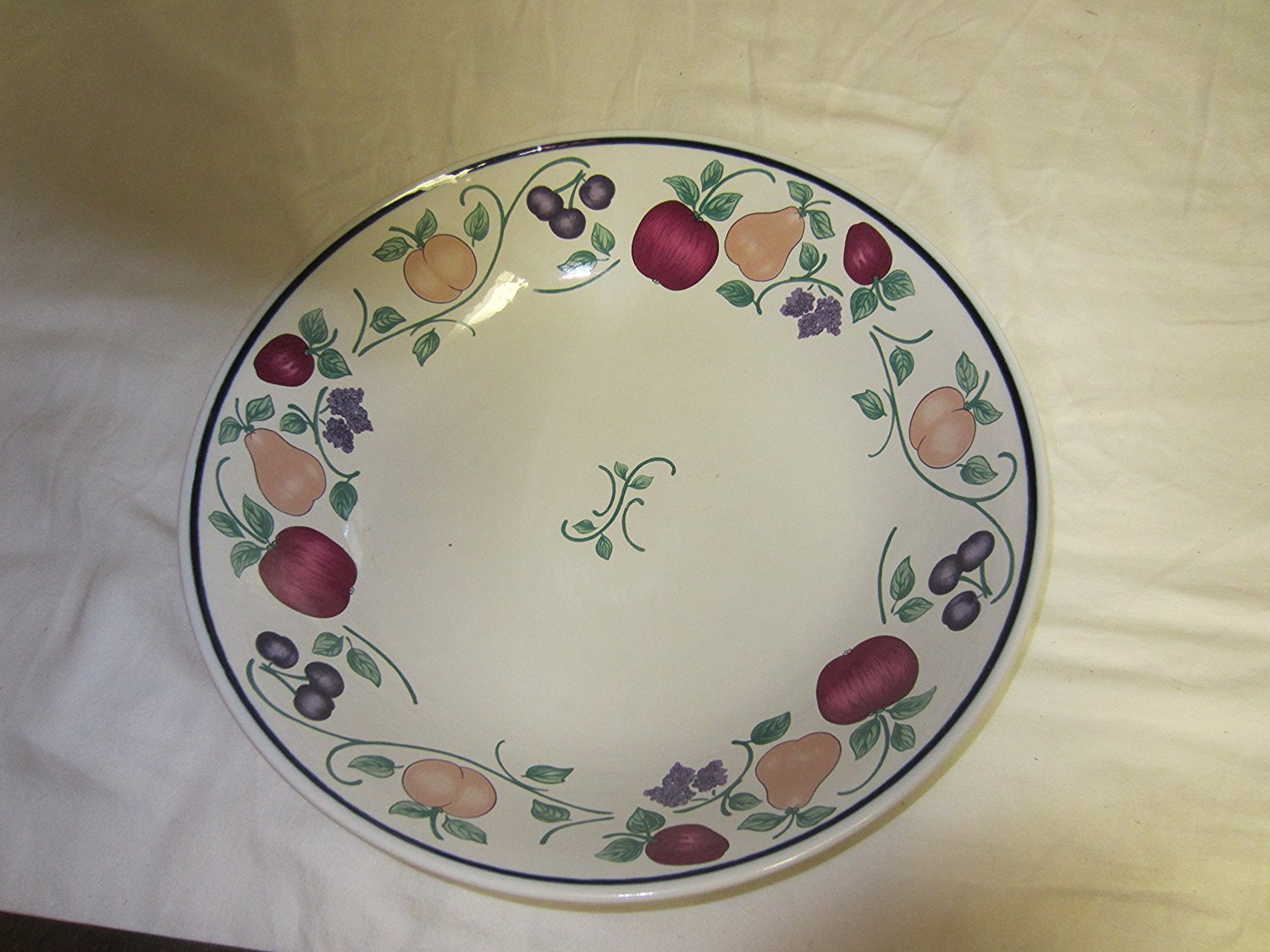Princess House Orchard Medley Large Pasta/Salad Bowl