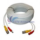 100 FT HEAVY DUTY PREMADE SIAMESE CABLE FOR CCTV CAMERA