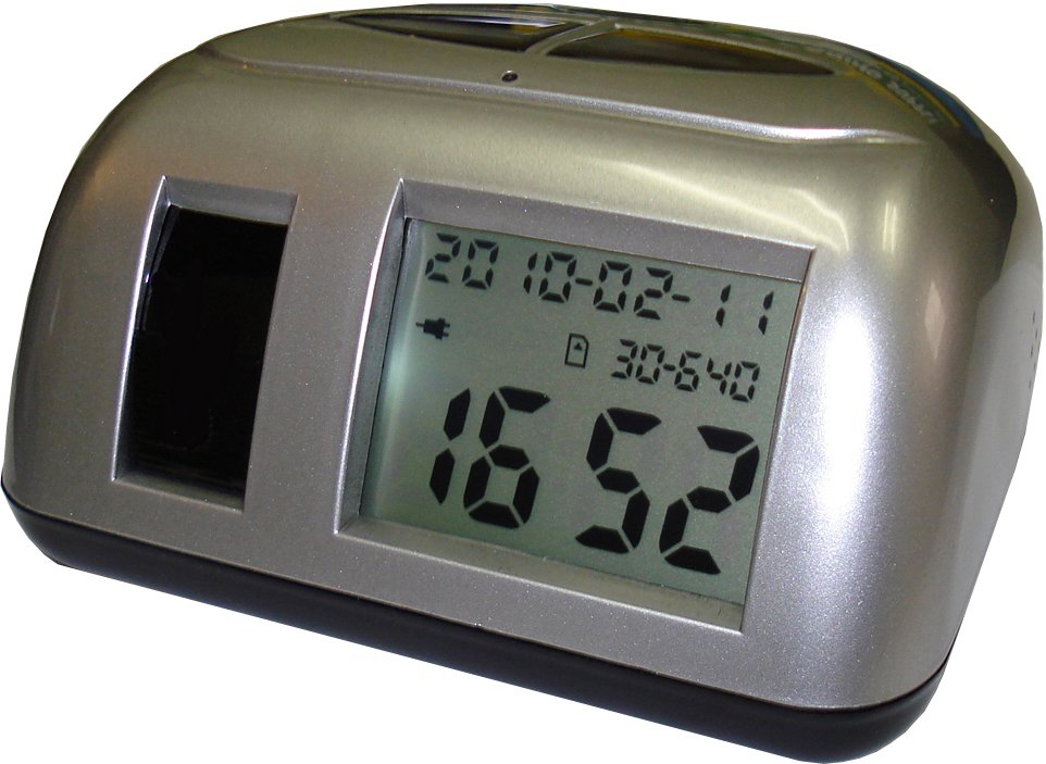 Motion Detection Clock DVR Camera, Cycling Recording Battery Power Backup, Date Time Stamp